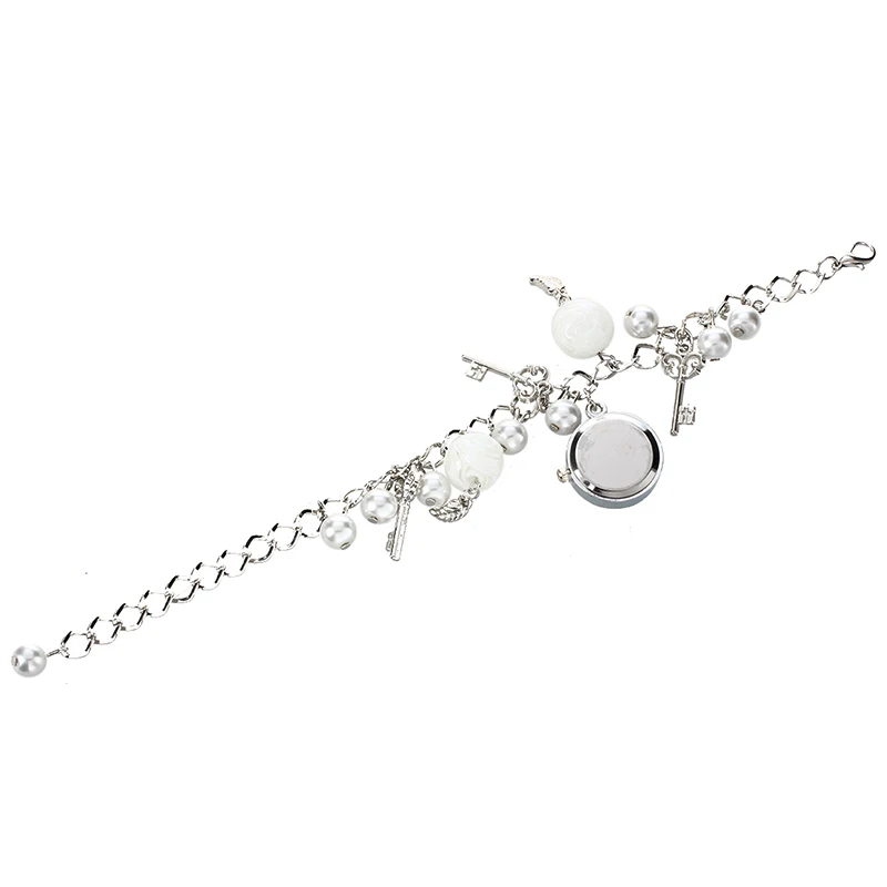 5 Pcs Pearl Bracelet Wristwatch Chain With Quartz Watch For Girls Women Fashion Jewelry | Наручные часы