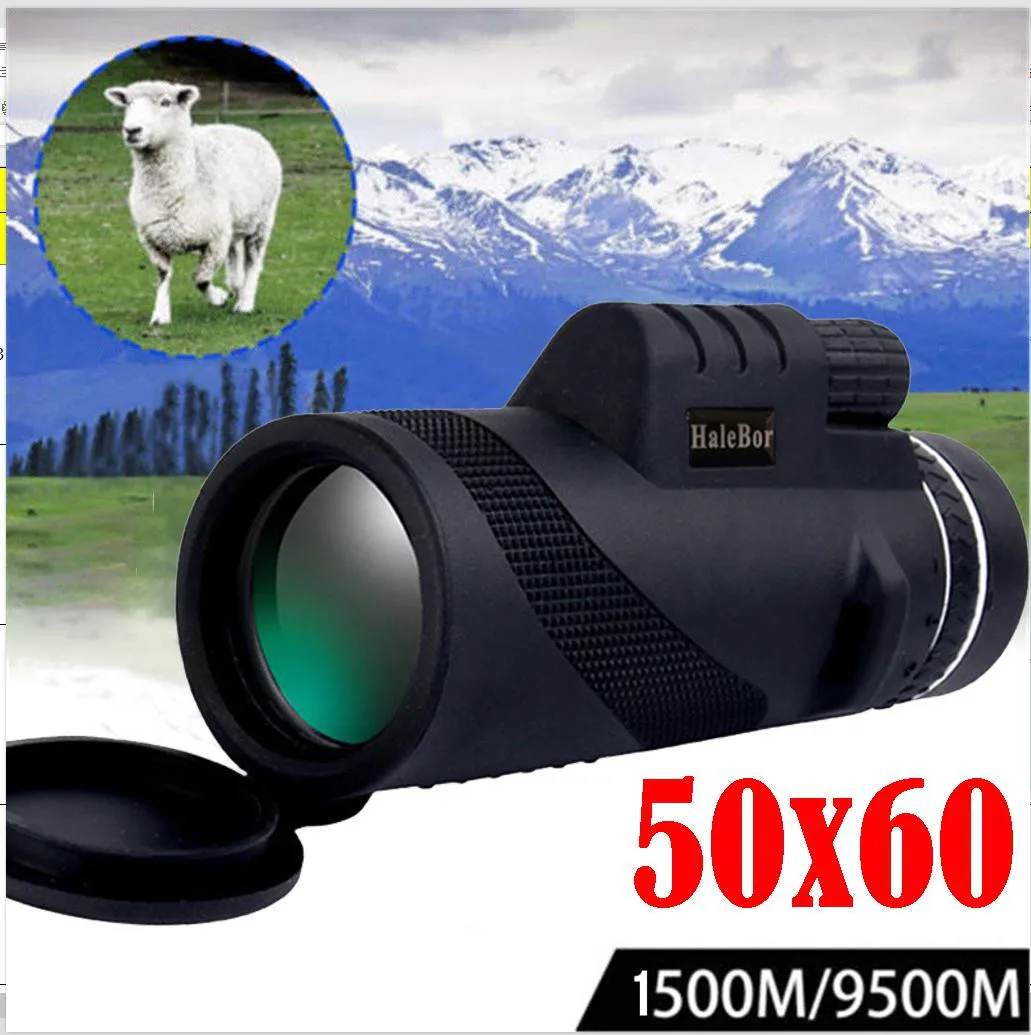 

Telescope High Power 50X60 HD Monocular Telescope Shimmer Night Vision Outdoor Hiking telescopio binoculars бинокль