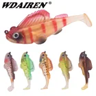 1 шт., Мягкая приманка для темного сна, Shiner, 12 г, 22 г, гольян, рыболовная приманка, приманка, силиконовые приманки, окунь для ловли щуки, снасти