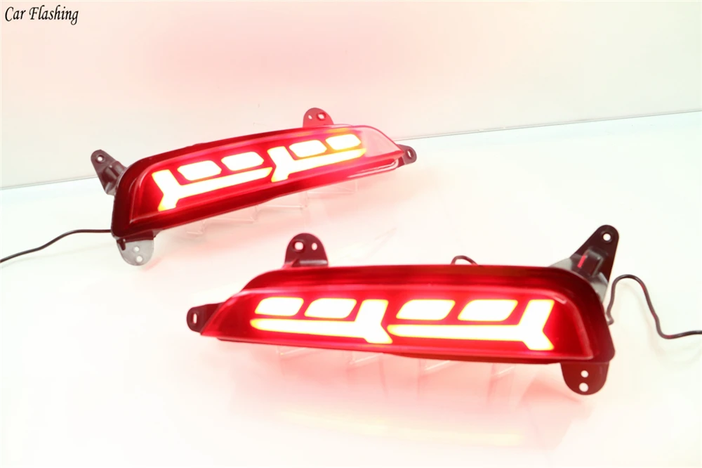 CSGJMY 2 шт. Светодиодный отражатель вождения светильник s для Hyundai Creta IX25 2014 2017 задние
