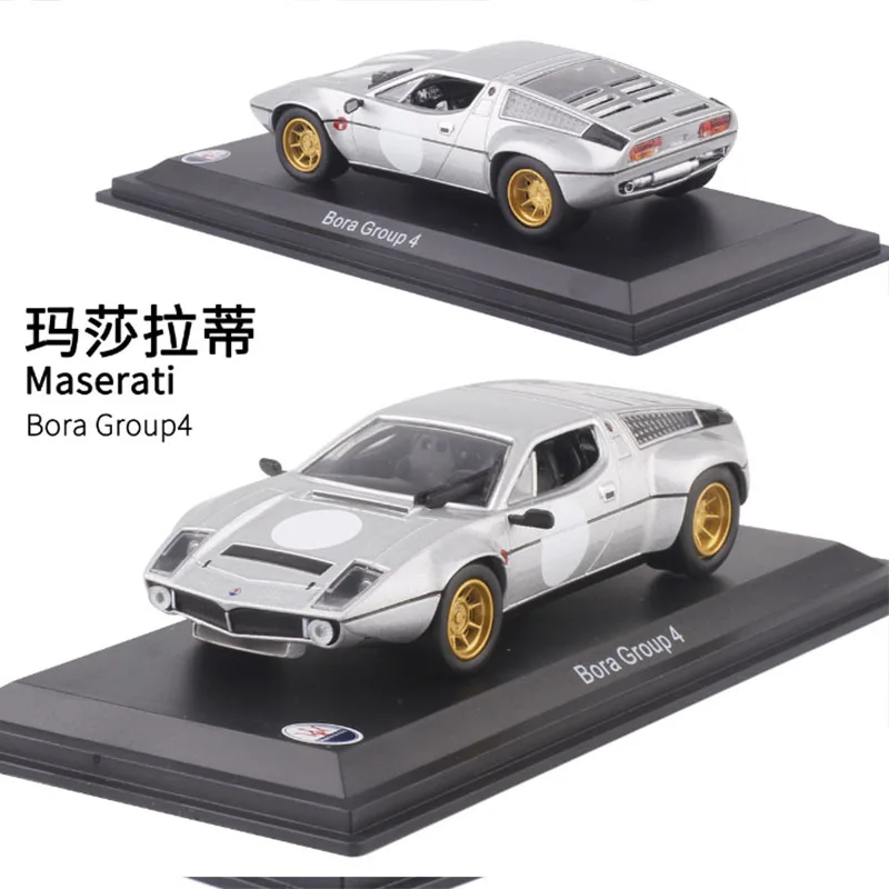 Масштаб 1:43 Классическая модель гоночного автомобиля Maseratis из металлического