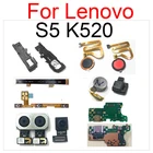 Материнская плата со сканером отпечатков пальцев, гибкий кабель сигнала громкости для Lenovo S5 K520, передняя и задняя камеры, зарядное устройство, панель, динамик, кольцо, Вибратор