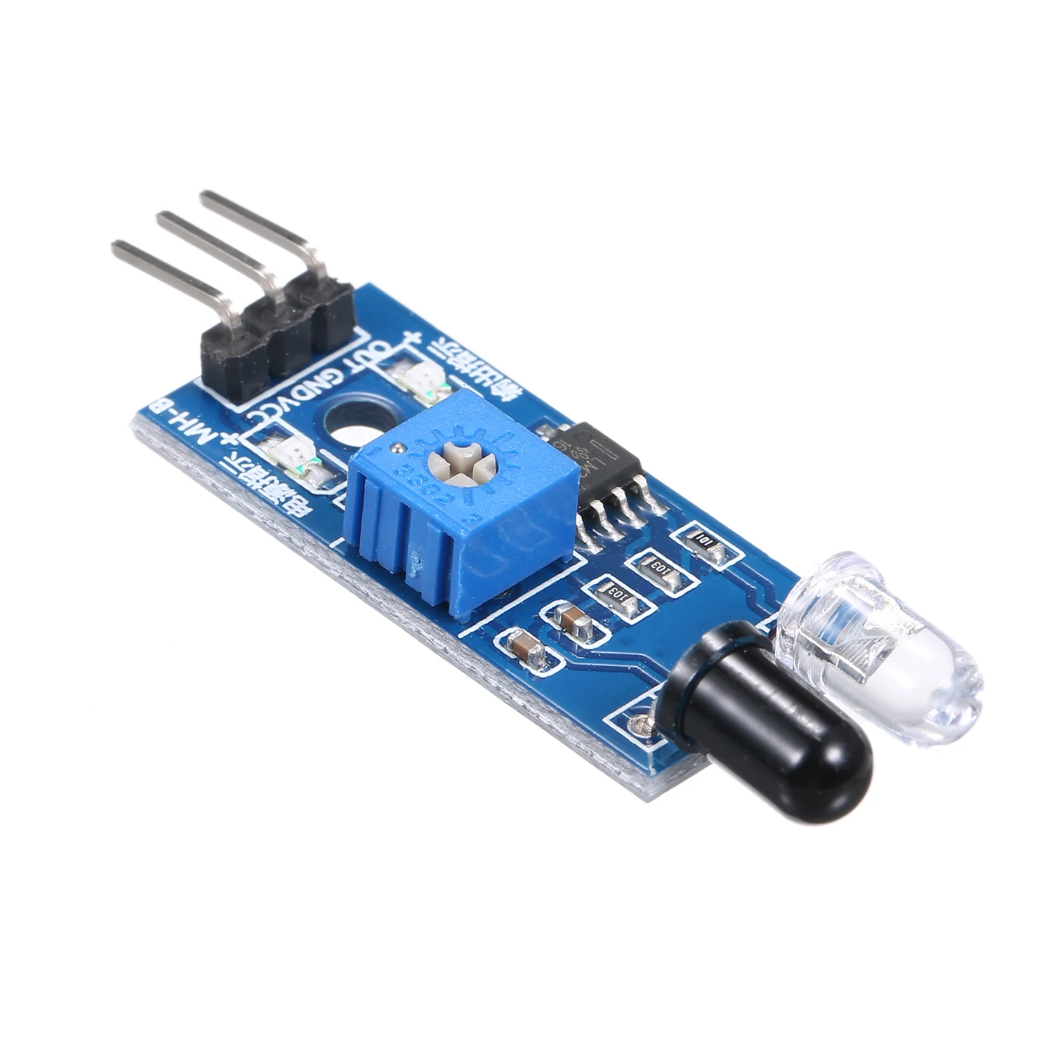 

Infrared Proximity Sensor IR Infrared Obstacle Infrared tracking Avoidance Sensor Module Compatible with Arduino