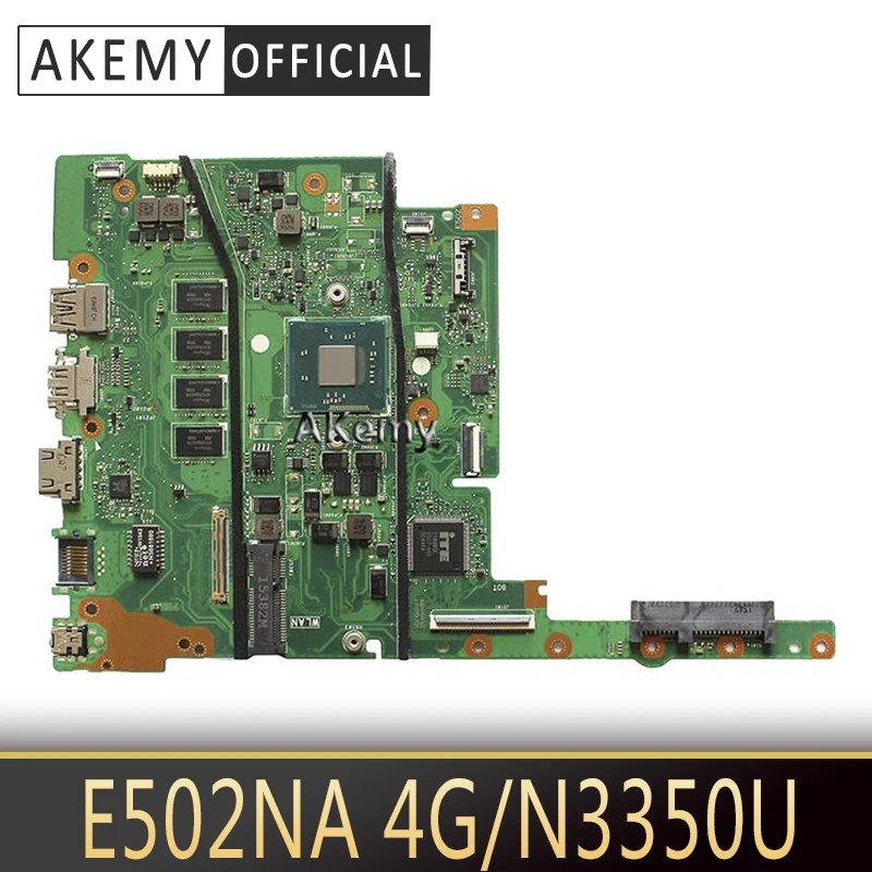 E402NA MAIN_BD.4G/N3350U/AS mainboard For For Asus E402NA Laptop motherboard E402NA motherboard 100% Tested OK
