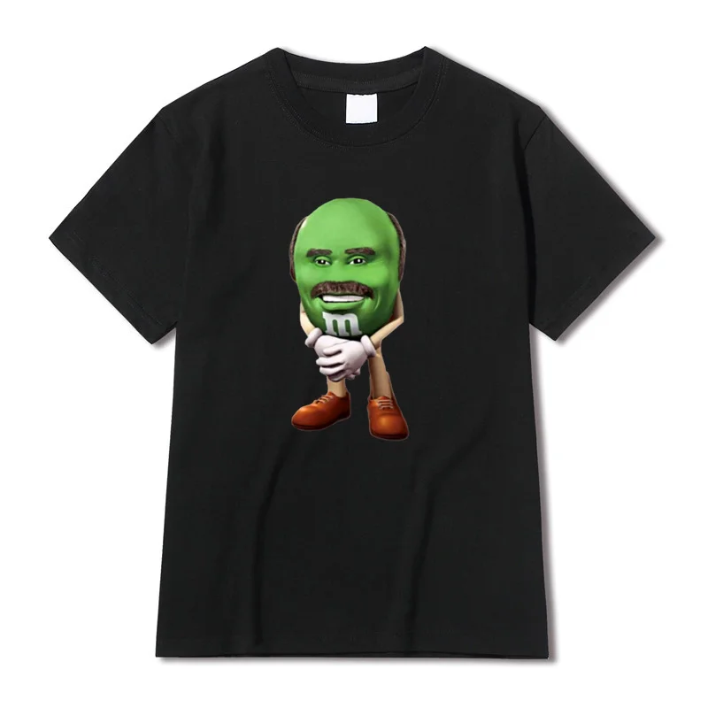 

Green Cartoon Anime Men Tshirts Casual Short Sleeve Hip Hop Tops Male O-neck Fashion Tees Streetwear High Quality