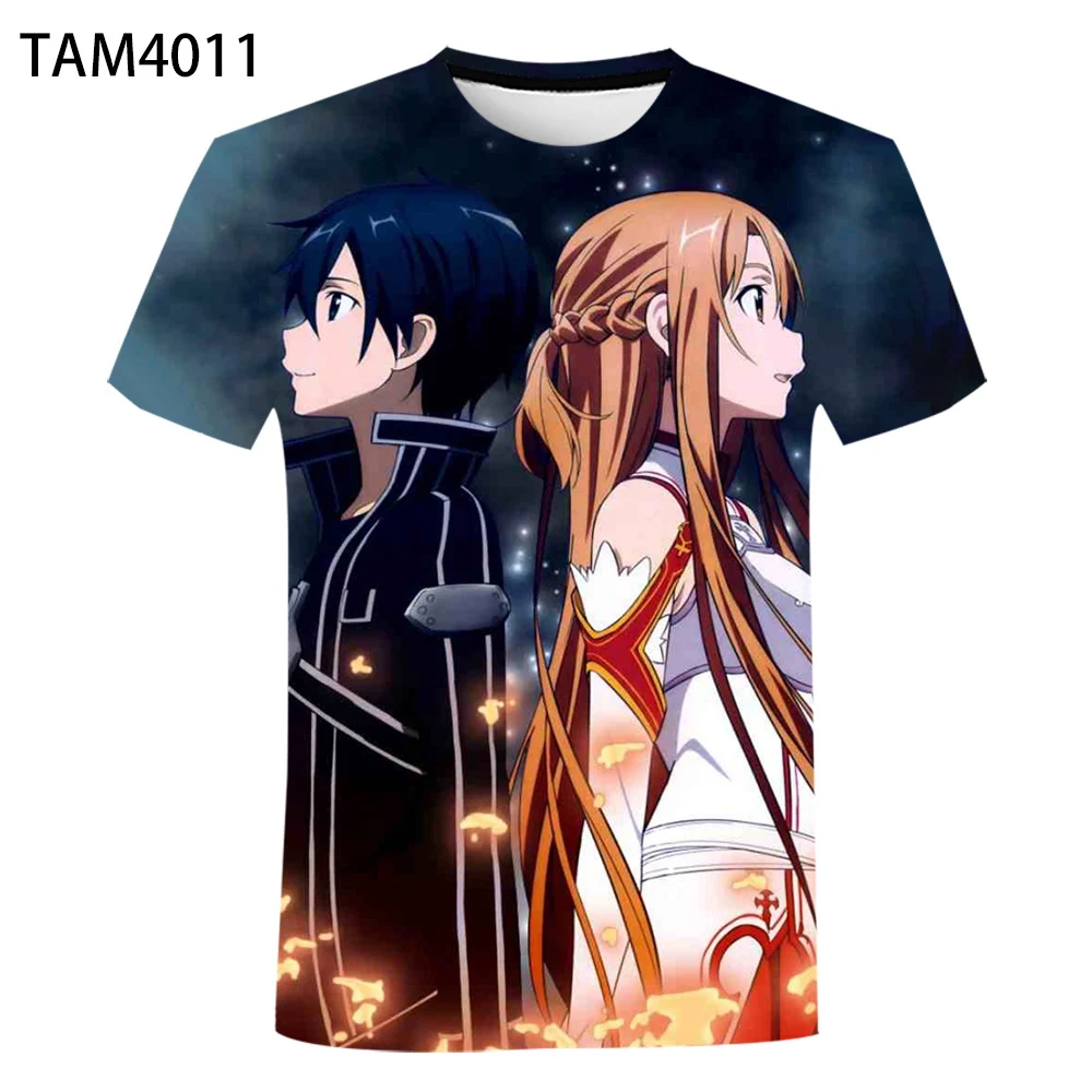 Летняя мужская футболка 2021 классная с японским классическим аниме 3D рисунком