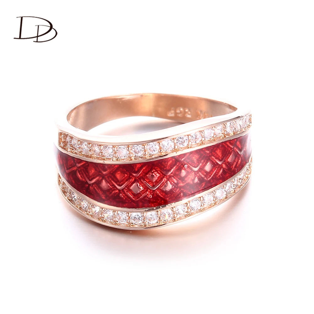 Модные ювелирные изделия обручальные кольца для женщин AAA Циркон инкрустация