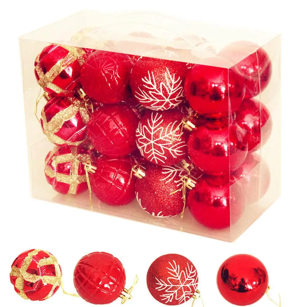 6 см банкетные подвесные шары Рождественская висящая Снежинка печатные