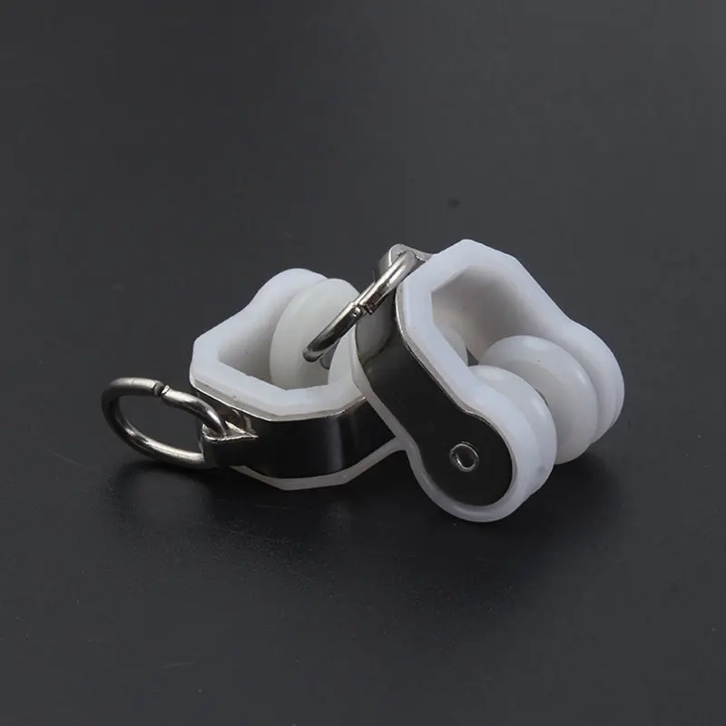 Электрическая дорожка для занавесок 50 шт. прочный шкив подвесные медные дорожки