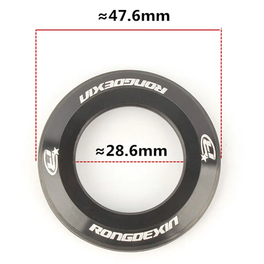 

Bicycle Headset Cap 28.6mm Universal Diameter MTB Mountain Bike Top Shell Flat Cover CNC Metal O-ring Seal