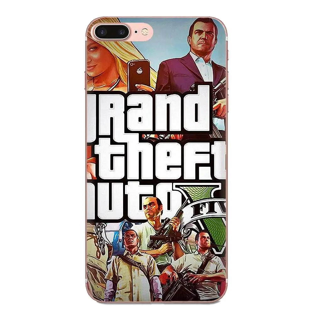 Чехлы для телефонов с рисунком "Grand Theft Auto 5 для Huawei NOVA 2 V20 Y3II Y5 Y5II Y6 Y6II Y7 Y9 G8 G9 GR3 GR5 GX8 Prime - Цвет: as picture