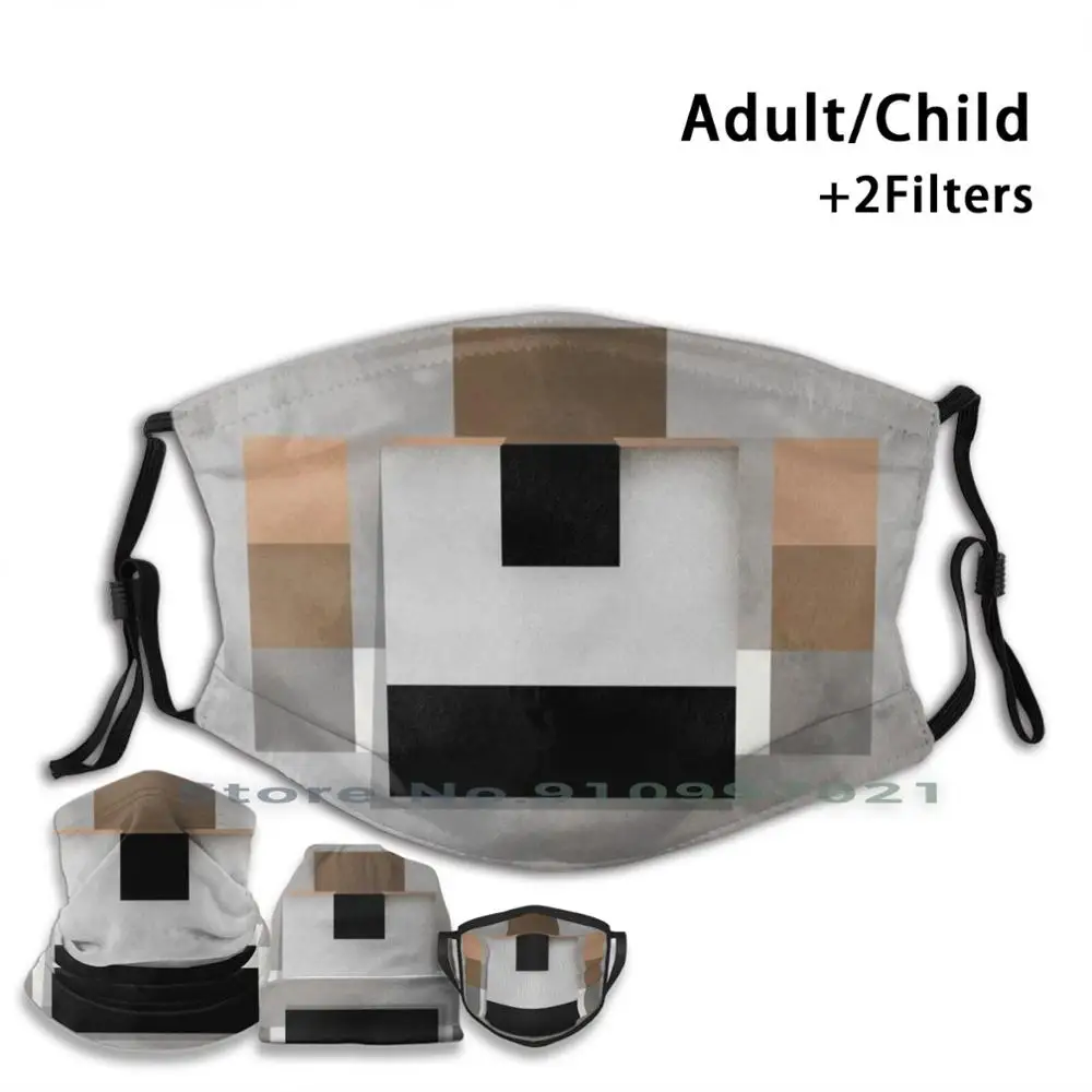 

Wolf - Facemask Custom Design For Child Adult Mask Filter Washable Face Mask Mine Game Puppy Wolf Wolves Wolf Pack Wolf Dog