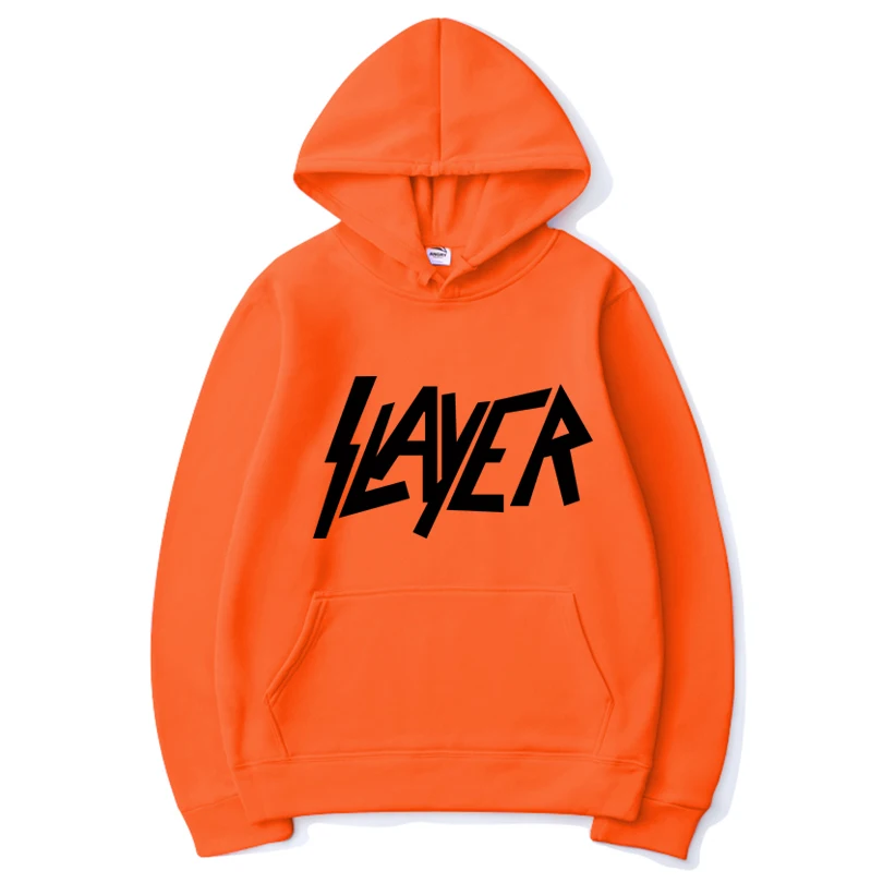 

Men's New Fashion Slayer Print Pattern Men's Women's Hoodie Hip Hop Clothing Street Sports Casual Pullover