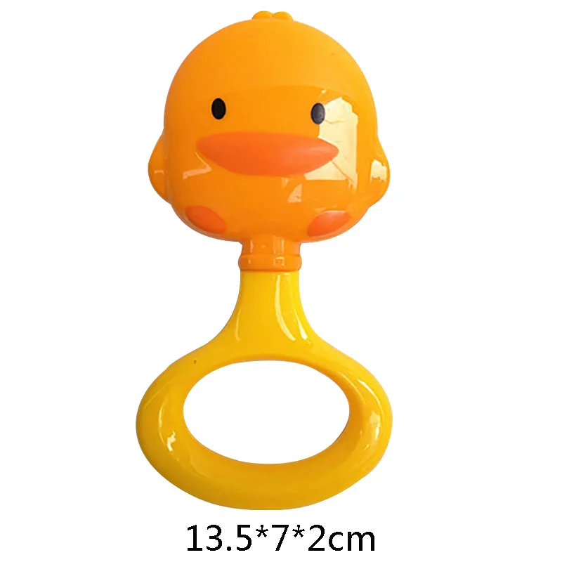 Детские погремушки силиконовые Мультяшные животные грызунки тренировочные