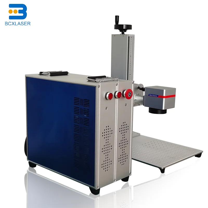 

Mini Fiber Laser Marking Machine 10W 20w 30w Raycus 200*200 Desktop Fiber Laser Metal Laser Engraver Machine with Rotary