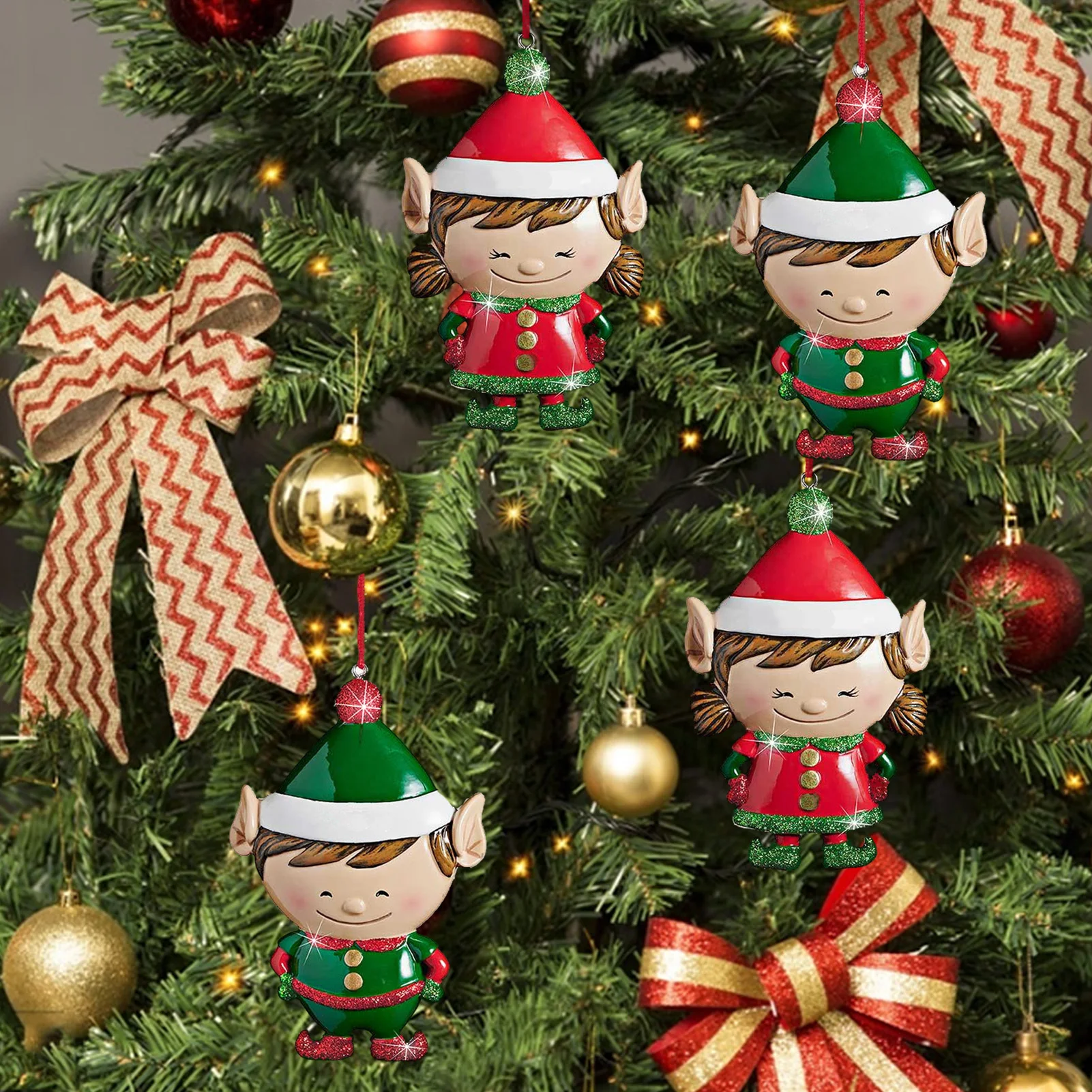2021 первая Рождественская декорация украшение для подарка кукла эльф подвесная