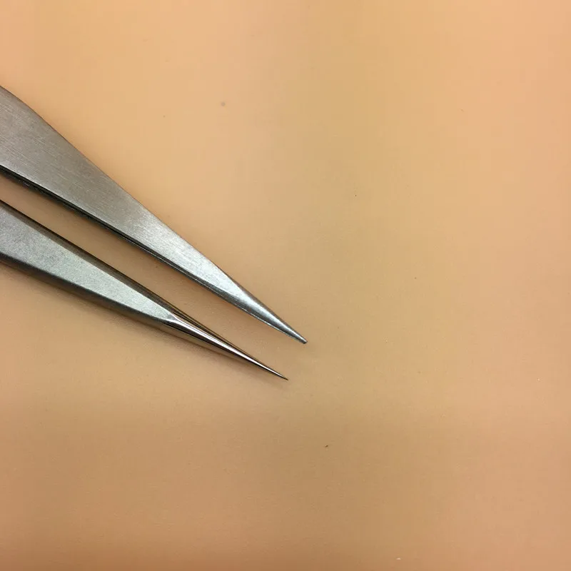 Нержавеющая сталь ресниц Пинцет инструмент сверхтвёрдый анти-статическое
