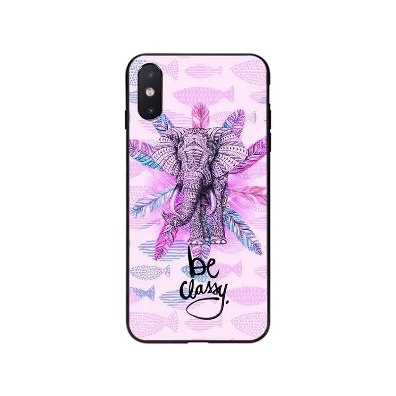 Чехол для телефона с индийским животным слоном тотем чехол iPhone SE2 11 Pro XS MAX XR 8 7 6 Plus 5