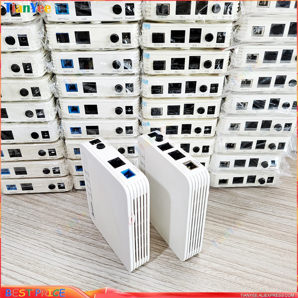 10 ~ 25 шт. HW HG8010 GPON 1FE HG8110 EPON 100Mbs терминал ONU ont FTTH fiberhome б/у с английской прошивкой HG8010H