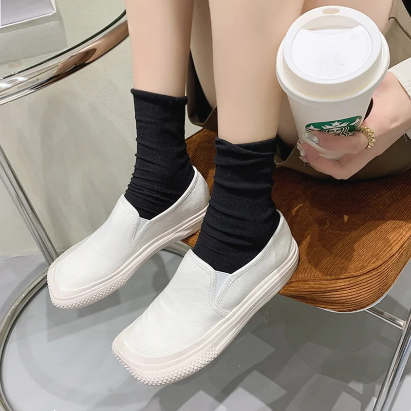 

Summer Shoes Ladies Square Toe Espadrilles For Women Shallow Mouth All-Match Casual Female Sneakers Modis Flats 2021 Cute Dress