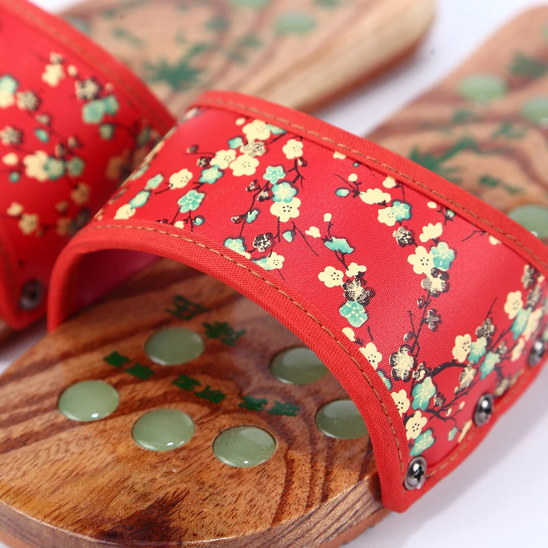 

Тапки для акупрессуры, деревянные, для мужчин и женщин