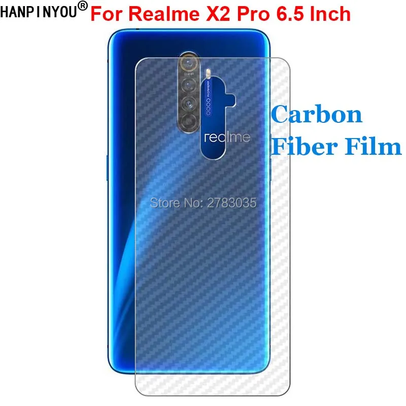 Для OPPO Realme X2 Pro 6 5 &quotпрочная 3D защитная пленка из углеродного волокна с защитой от