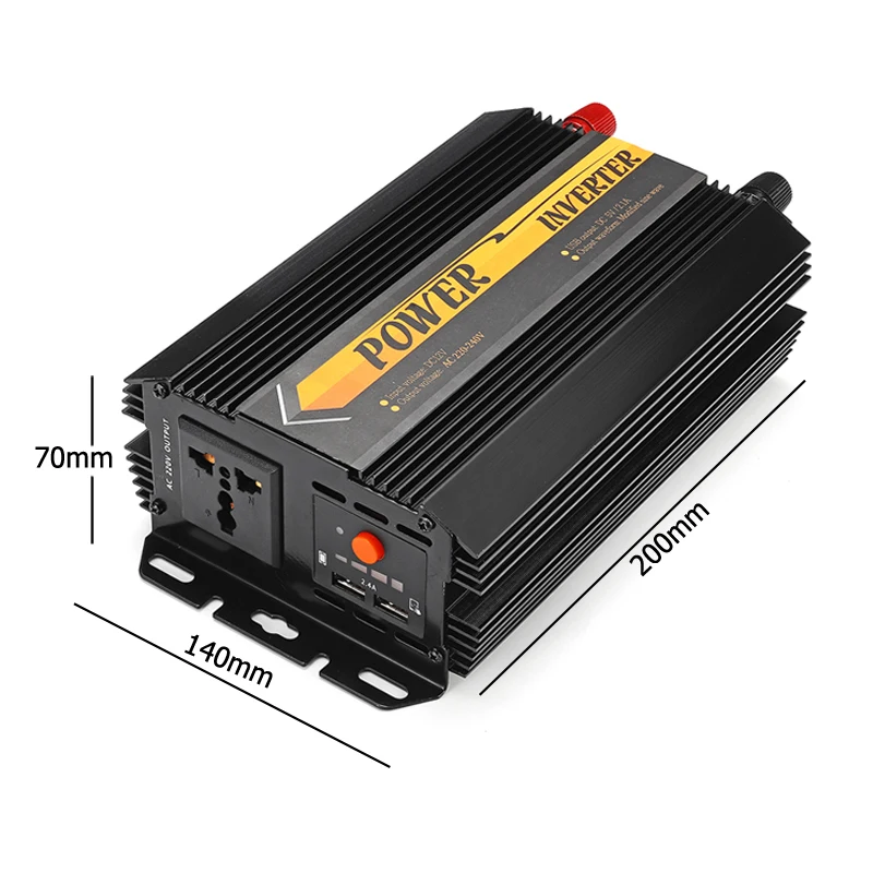 

6000W Peak Modified Sine Wave Solar Power Inverter Auto Modified Car Converter Voltage Transformer DC 12V To AC 220V-240V