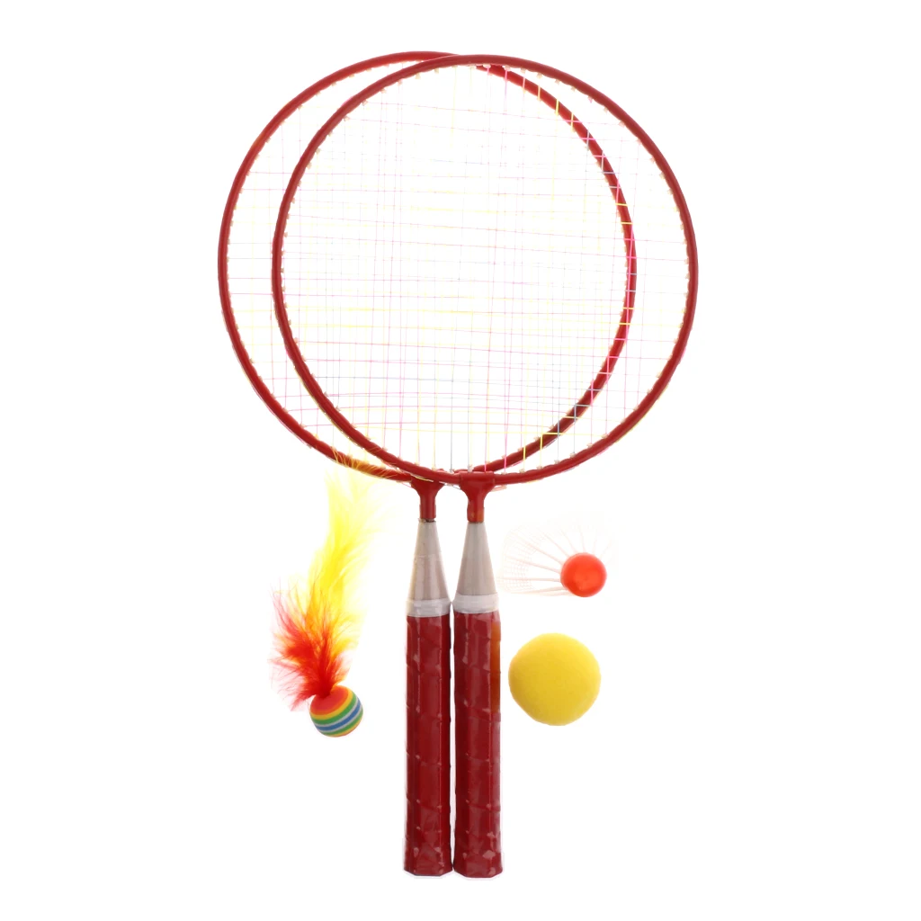 

Kid Boy Girl Mini Badminton Tennis Rackets And Birdies Storage Bag Sport Toy