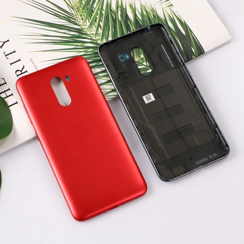 Задняя крышка F 1 для Xiaomi Pocophone F1 Poco пластиковый корпус батарейный отсек ремонт