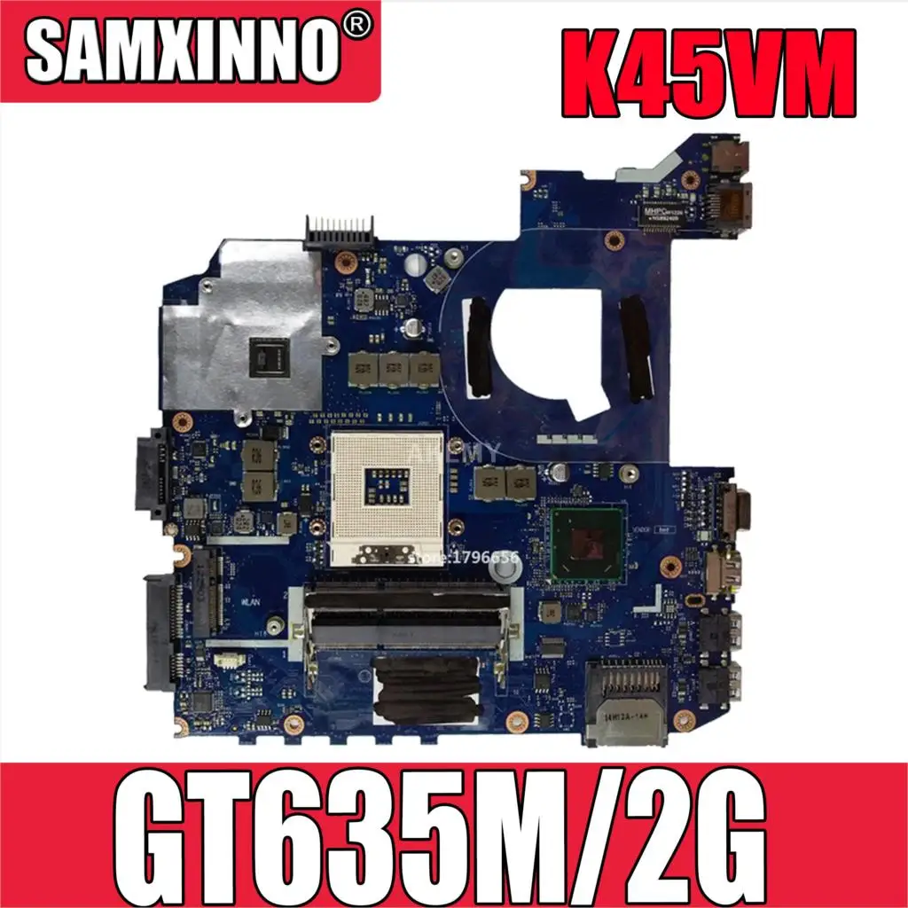 Для Asus K45VM K45VD A45V K45VJ K45VS A85V P45VJ QCL40 LA 8221P REV1.0 GT635M/630M/610M 2G материнская плата для