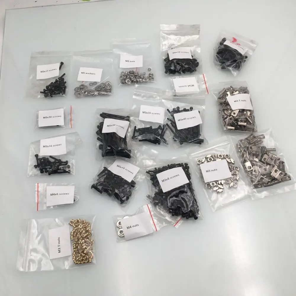 Voron Impressora Faça Você Mesmo Projeto Prendedores Parafusos Porcas Kit Completo 2.4 3d