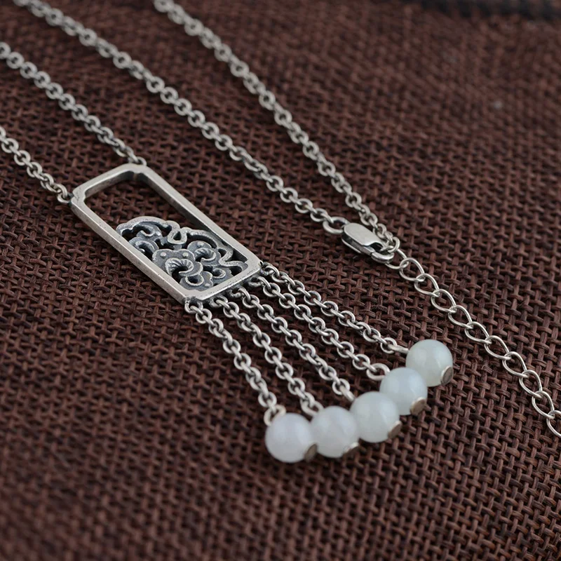 Подлинный кулон из стерлингового серебра 925 пробы с цветами пиона для женщин