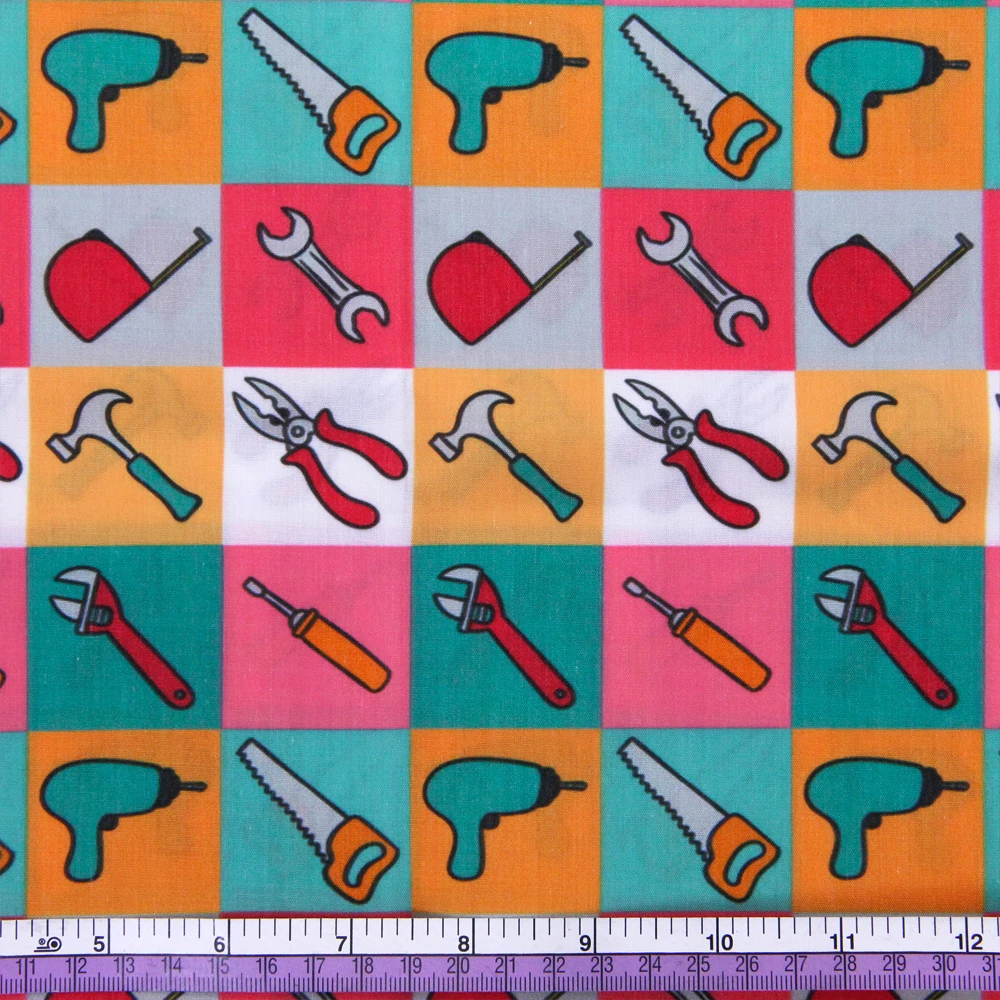 50*145 см конфеты музыка плойстер хлопчатобумажной ткани лоскутное шитье стеганые