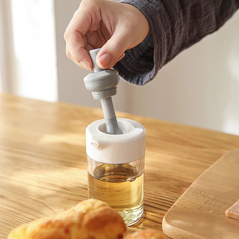 fasola multifunctional kitchen spice jars for spices holder bowl oil bottle with brush seasoning storage kitchen gadgets free global shipping