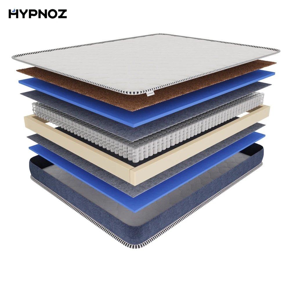 Mattress HYPNOZ Spring Hard mattresses hypnosis furniture cm Bed sleep Orthopedic comfort for home bedroom ГИПНОЗ 140x200 160x200 180x200