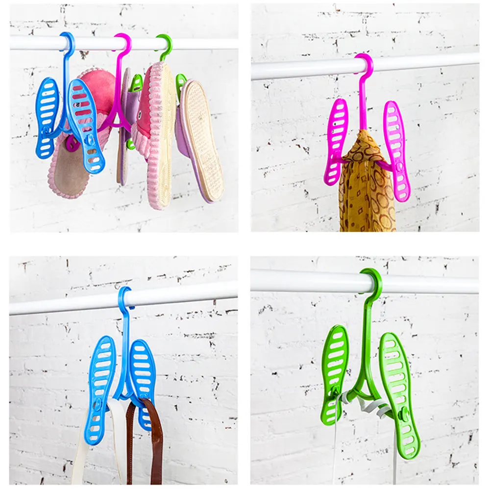 Drying Shelf Holder Clothing Hanger Bag Rack Shoes Plastic 15.5*9.8*16.5 Cm 3 Color Hat Supporter | Дом и сад