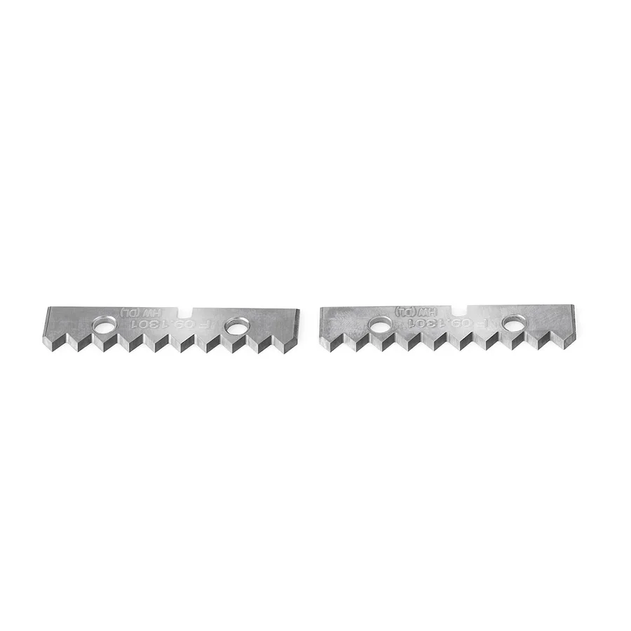 

LIVTER Pair of 50 x 12 x 1.5mm Insert Carbide Replacement Knives for 'V' Type Glue Joint Cutterheads