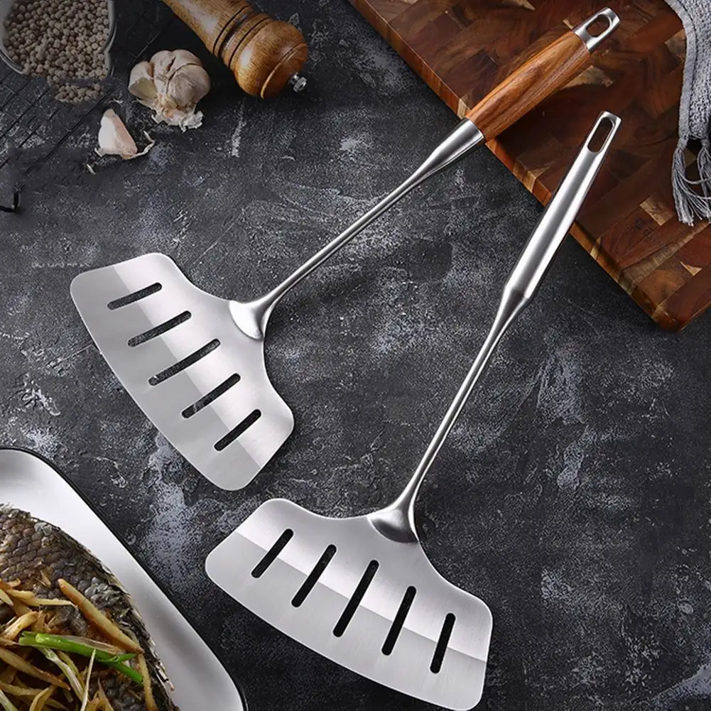 Кухонные инструменты шлицевой шпатель Тернер Экстра Широкий кухонный для