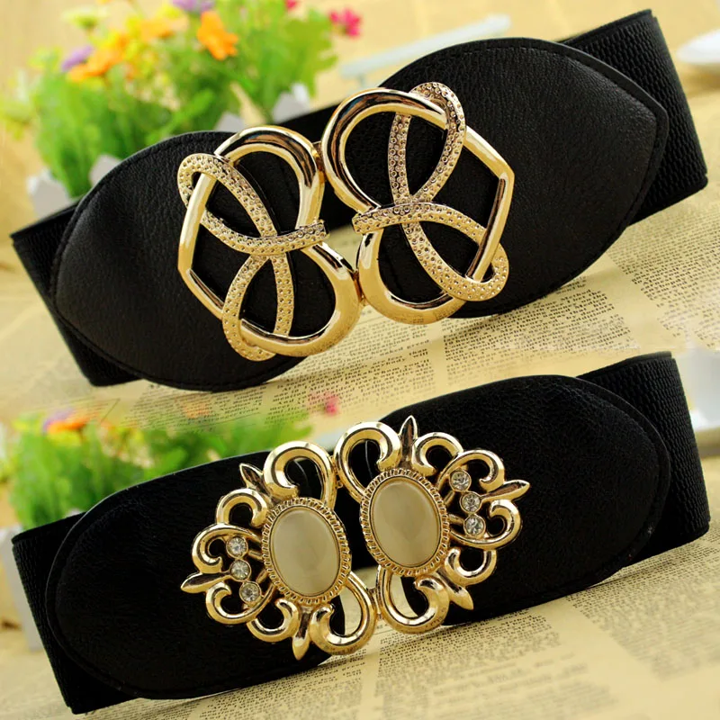 Женский эластичный пояс Трендовое удобное платье украшение с узором можно
