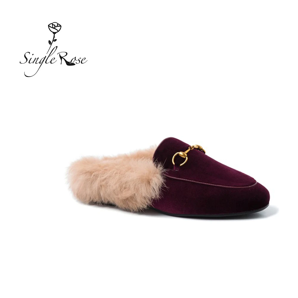 Высококачественные дизайнерские лоферы с розами сезон осень зима Женские теплые