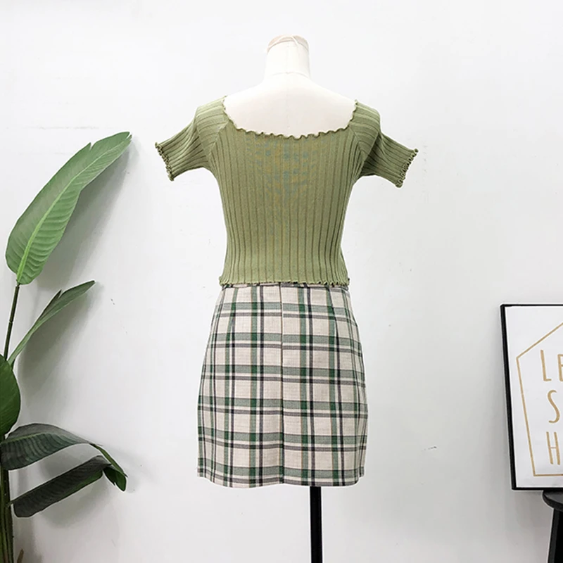 Женская футболка с открытыми плечами вязаные кроп топы женские модные