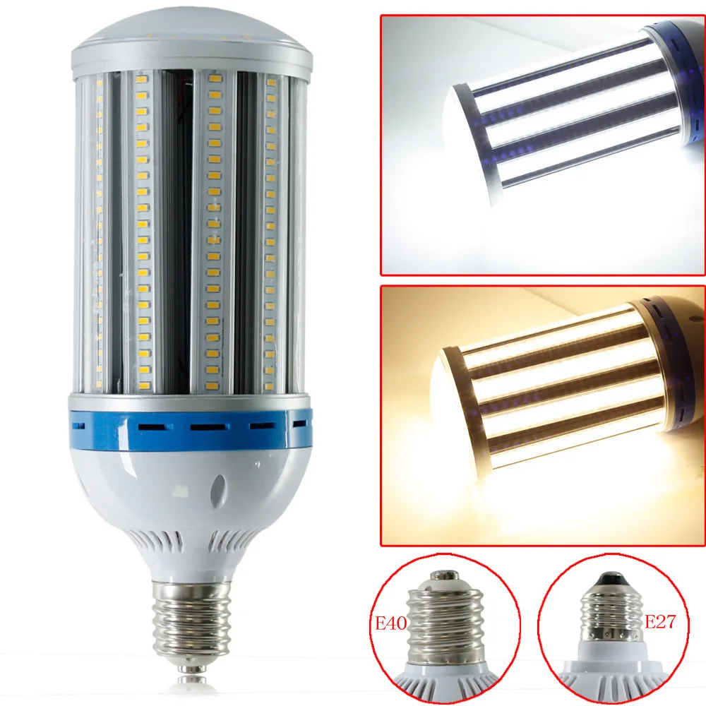 

10pcs outdoor IP65 waterproof high power LED Corn Light 55W 65W 162 leds 5730 AC85-265V E27 E40 High Bay Yard Garden Corn Lamp