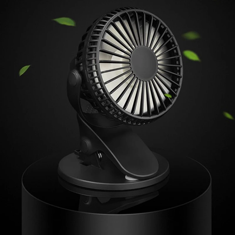 Новый портативный маленький вентилятор новый usb с зажимом для зарядки настольный