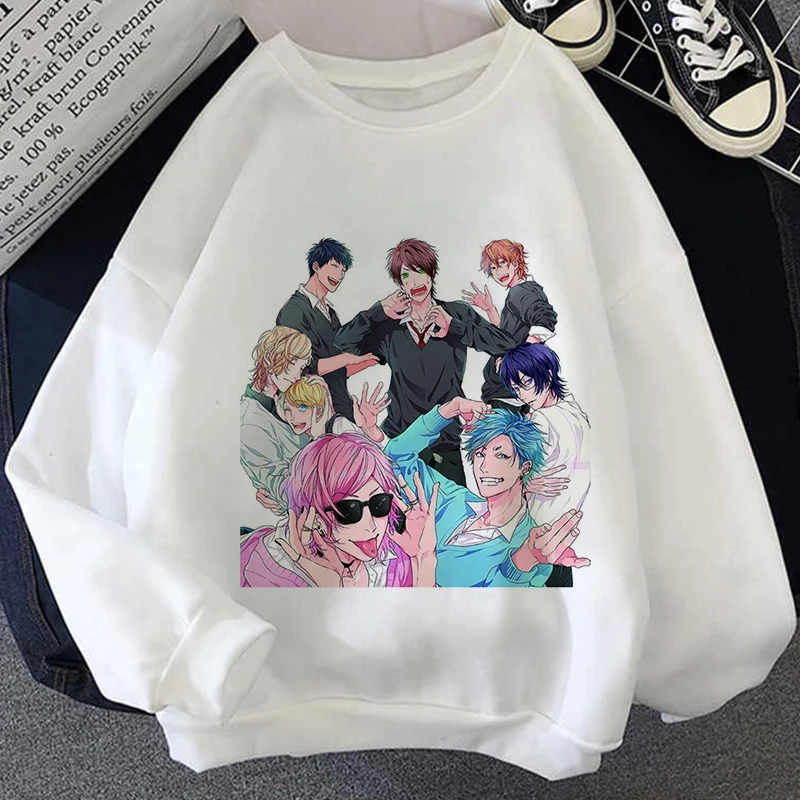 Yarichin Bitch клуб печати Kpop Толстовка Harajuku красивые белые топы кофты с капюшоном для