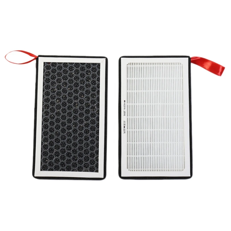

2 Pc Conditioning Inlet Filter External Filter Elements Auto Parts Activated Carbon for Tesla Model 3/Y 2021 Air Filters