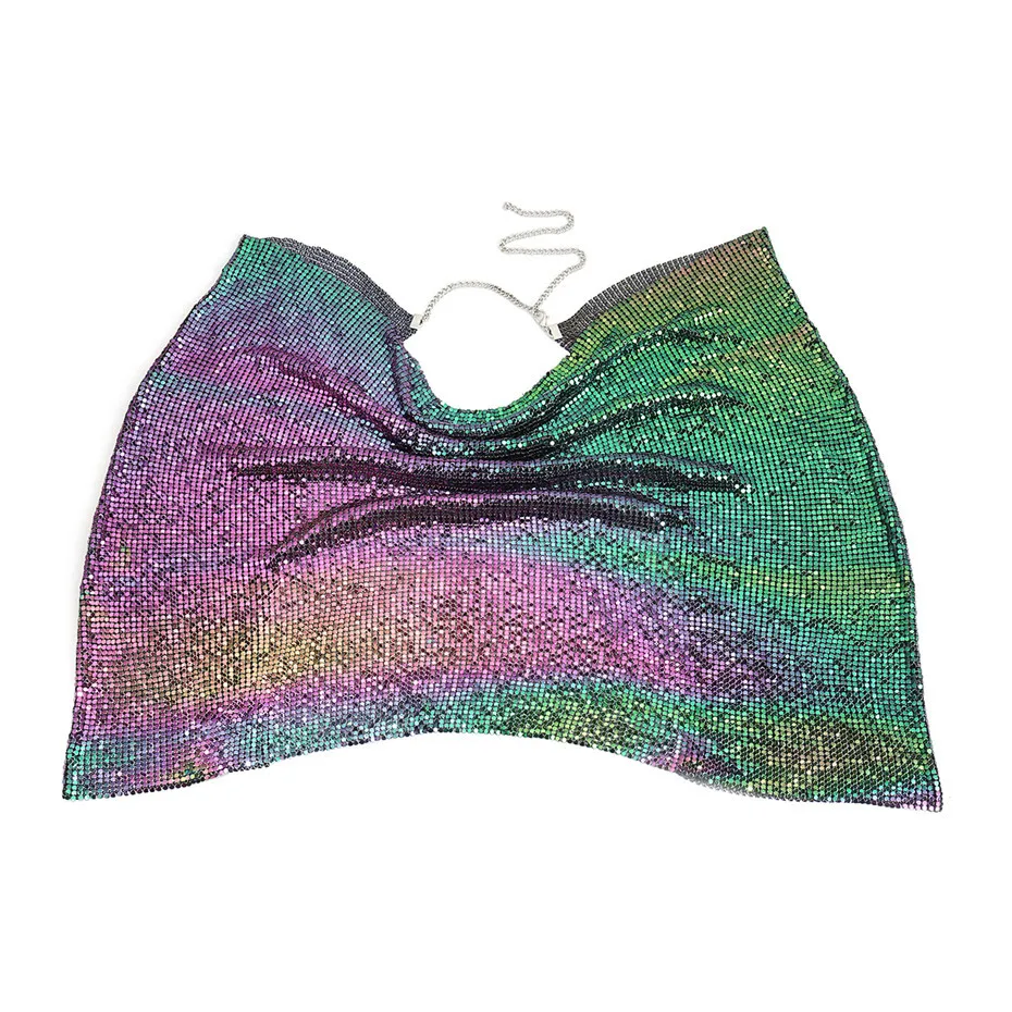 Ingemark пикантные алюминиевый сплавом Sequins средства ухода за кожей груди цепи богемный Готический бюстгальтер блестящие Slave груди, ювелирное изделие для тела, вечерние подарок