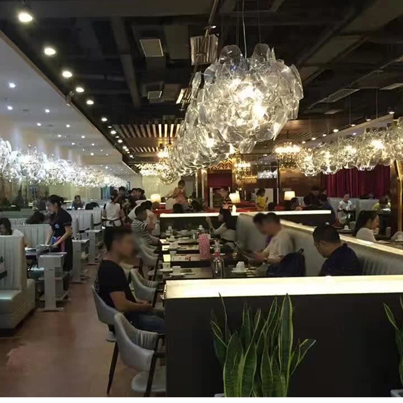 Светодиодная Подвесная лампа в виде сказочной страны светильник с кристаллом