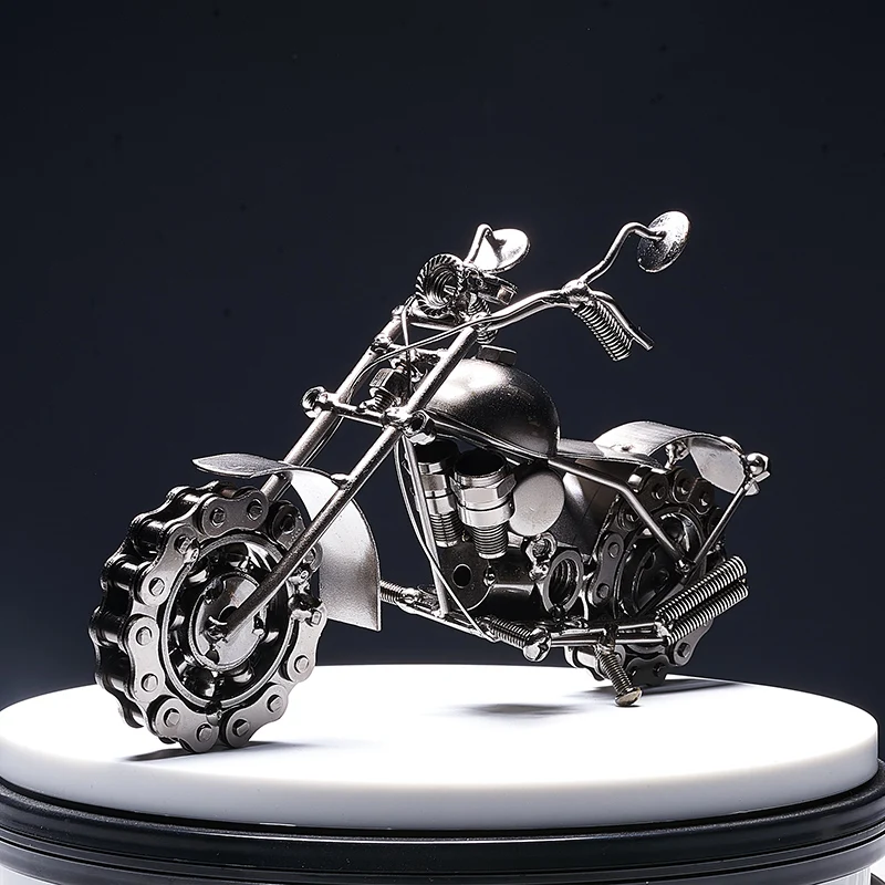 11 см/14 см модель мотоцикла Ретро фигурка двигателя металлическое украшение