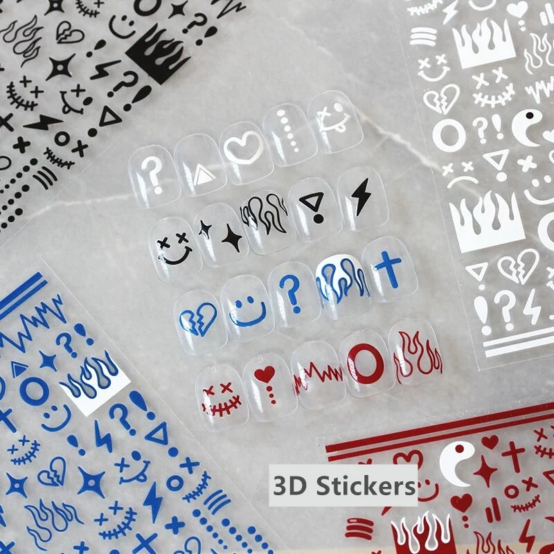 

1 лист, абстрактный символ, желтые слайдеры с улыбками, клейкие наклейки для ногтей, милый маникюр, «сделай сам», маркировка, дизайн ногтей