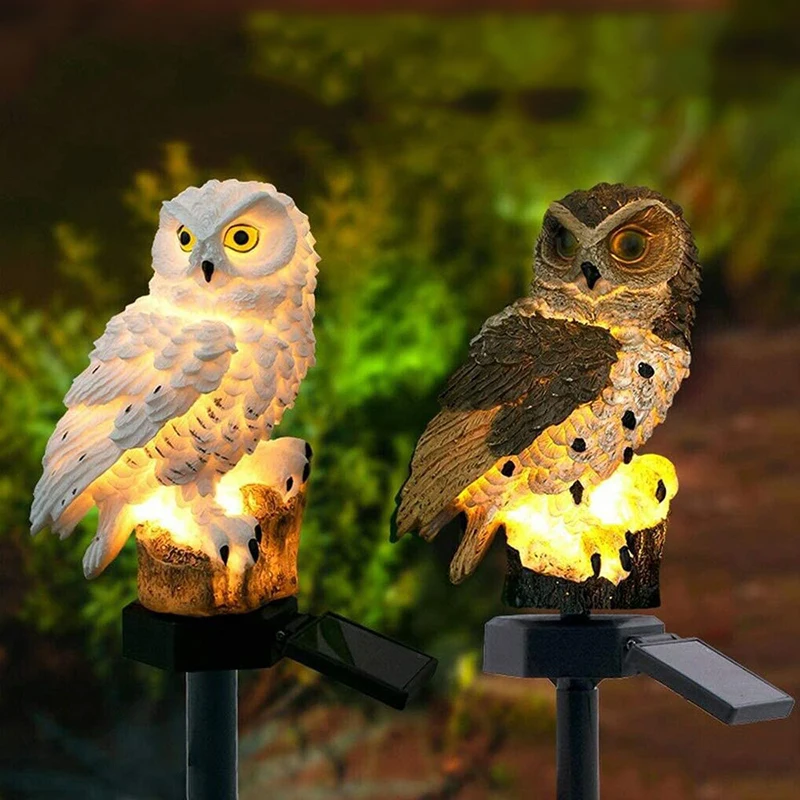 

Solar Light Power Led Garden Light Outdoor Waterproof Energy Panel Lamp Solar Owl Shape Lights Path Yard lampki solarne ogrodowe